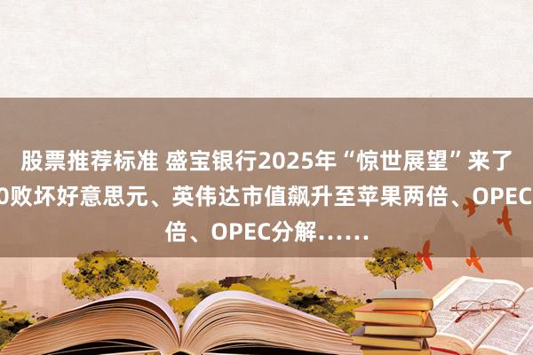 股票推荐标准 盛宝银行2025年“惊世展望”来了！川普2.0败坏好意思元、英伟达市值飙升至苹果两倍、OPEC分解……