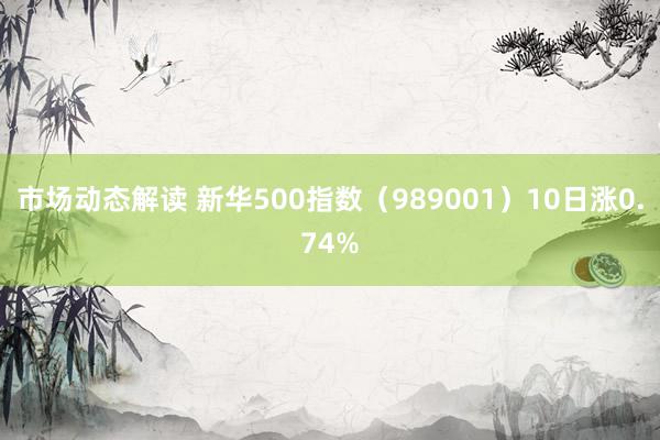 市场动态解读 新华500指数（989001）10日涨0.74%