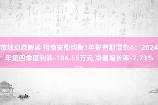 市场动态解读 招商安鼎均衡1年握有期混杂A：2024年第四季度利润-186.55万元 净值增长率-2.73%