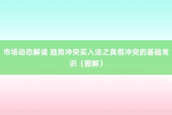 市场动态解读 趋势冲突买入法之真假冲突的基础常识（图解）